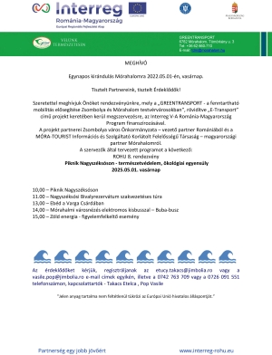 Egynapos kirándulás Mórahalomra 2022.05.01-én, vasárnap.