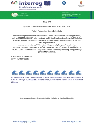 Egynapos kirándulás Mórahalomra 2025.05.31-én, szombaton.