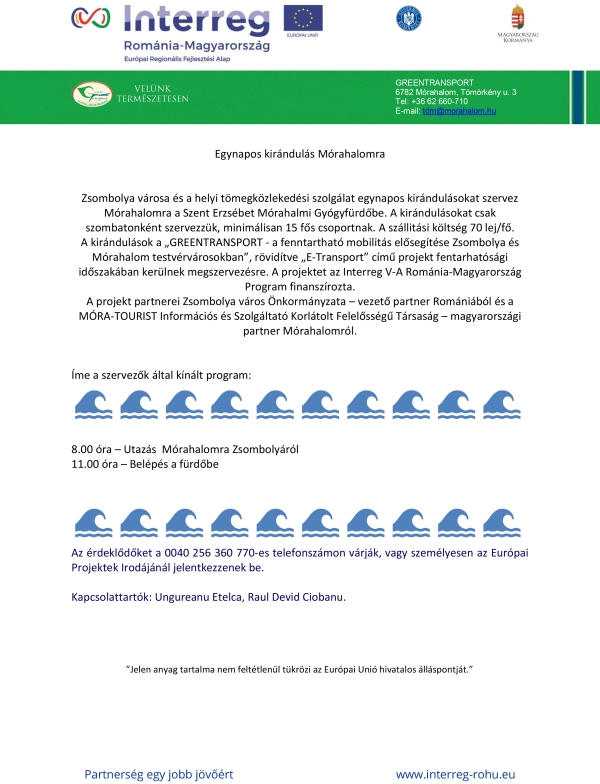 Egynapos kirándulás Mórahalomra 2024.09.08