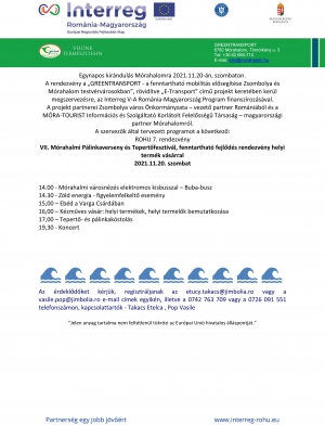 Egynapos kirándulás Mórahalomra 2021.11.20-án, szombaton.