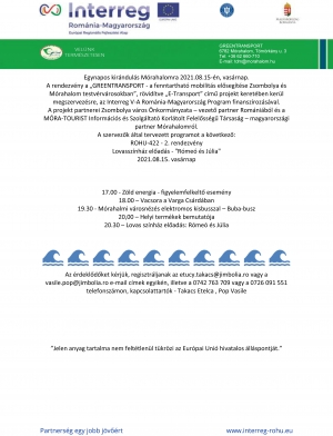 Egynapos kirándulás Mórahalomra 2021.08.15-én, vasárnap.